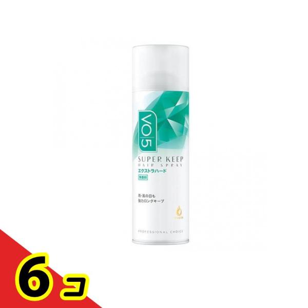 VO5 スーパーキープヘアスプレイ エクストラハード 無香料 330g 6個