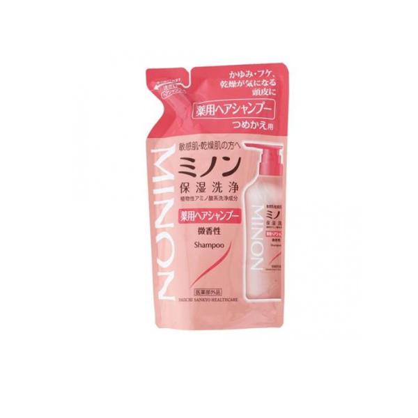 他サイト： ミノン 薬用ヘアシャンプー 380mL (詰め替え用)  (1個)の商品画像