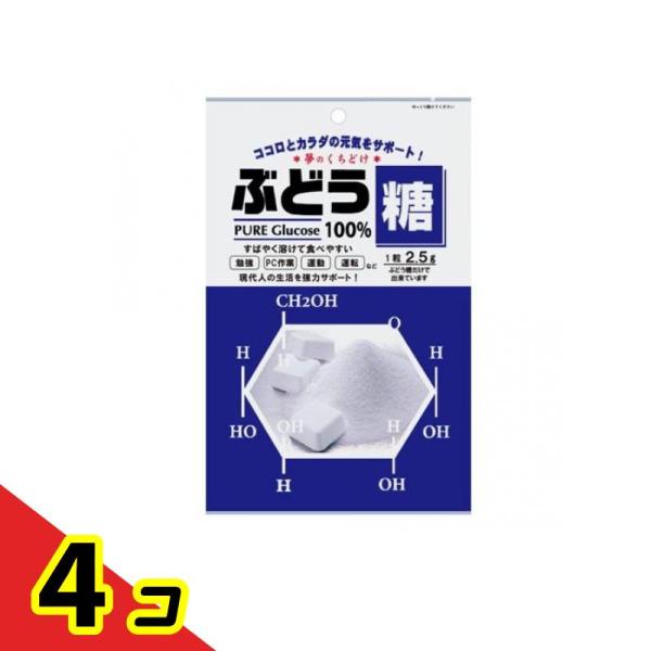 他サイト： 大丸本舗 ぶどう糖 18粒 ブドウ糖 飴 個包装 固形  4個セットの商品画像