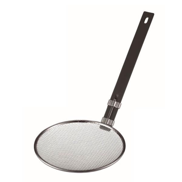 ラーメン作り、プロはもちろん、道具にこだわればこれでなくては！道具を使いこなすのもラーメン作りの楽しみの一つ。スリースノーそば揚　タテ型　SPS樹脂柄付き衛生面と耐久性を追求した平ザル材質本体：18-8ステンレス/　柄：SPS（ガラス繊維入...