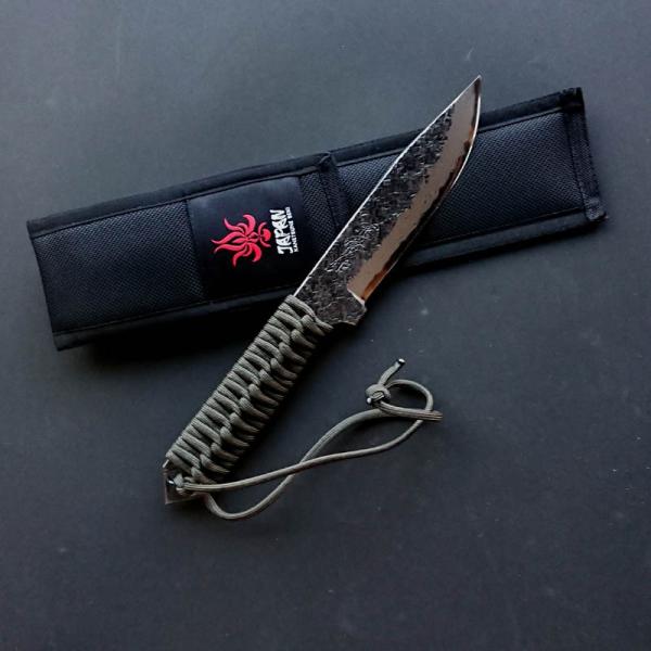 関兼常作 青紙2号 ダマスカスナイフ 烏 KARASU 日本製 和式 関兼常作 青紙2号 ダマスカスナイフ 烏 KARASU 日本製 和式
