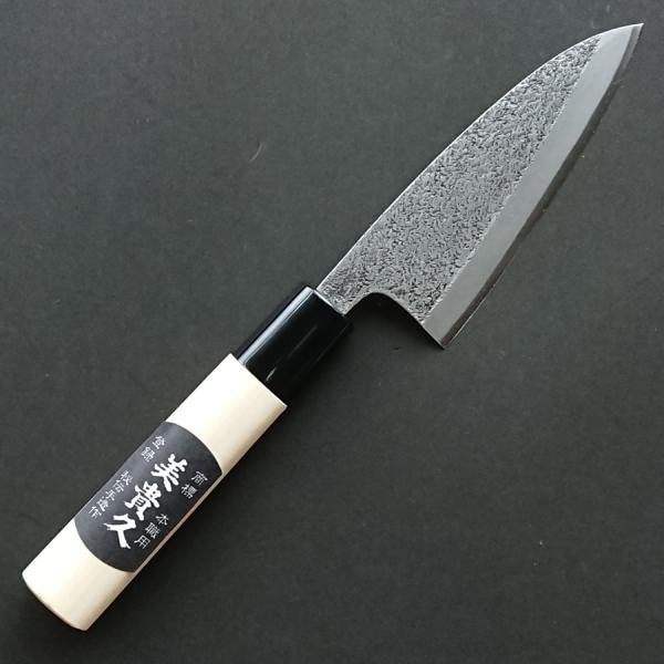 美貴久 小出刃包丁（アジ切包丁）105mm(3寸5分) 白紙鋼2号 槌目 日本製 三木市製造