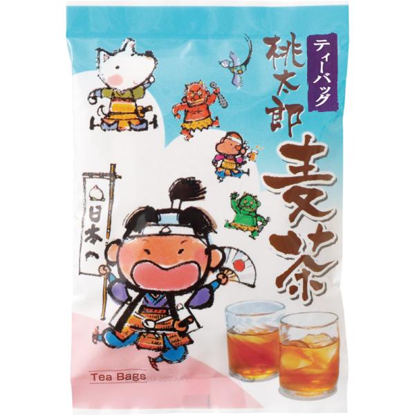麦茶 国産 大麦 麦茶ティーバッグ 桃太郎麦茶 お茶 ノンカフェイン 袋入り 家庭用 定番 人気