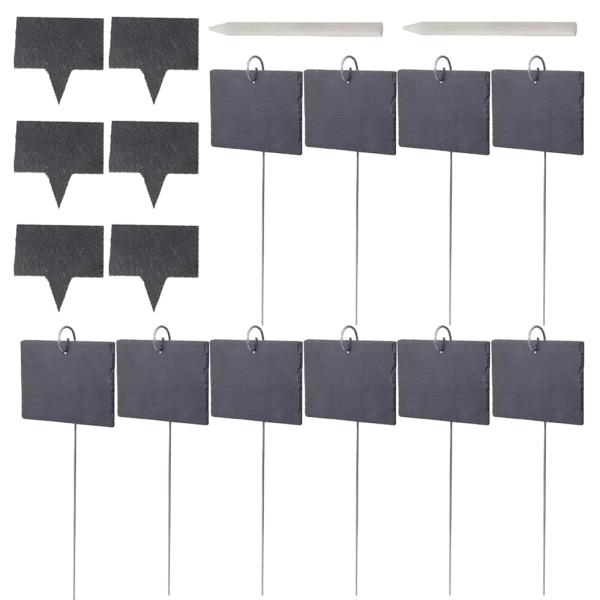 「商品情報」園芸ネームプレート、T型ラベルセットは、繰り返し使えるチョーク付きの石板プレート、支柱、T型ラベルのセット。オシャレなフラワーショップや北欧、雑貨店風のディスプレイ、POPづくりが楽しめます。園芸プレートは取り付け簡単。付属のチ...