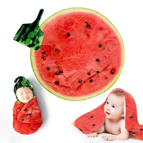 「商品情報」【思わず写真を撮りたくなる！デザインの可愛いおくるみ】 リアルでユニークな見た目が特徴のブランケット＆キャップセットは、新生児のかわいらしさを最大限に引き立ててくれます。赤ちゃんの記念撮影やニューボーンフォトにも最適で、SNS映...