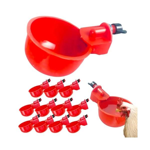 「商品情報」「主な仕様」【水やりの手間から解放！常に新鮮な水を自動供給】 ニワトリやウズラが飲み口をつつくことで、減った分だけ自動的に水が補充される画期的な給水カップです。「朝晩の水換えが重労働」「外出時に水切れしないか心配」といった飼い主...