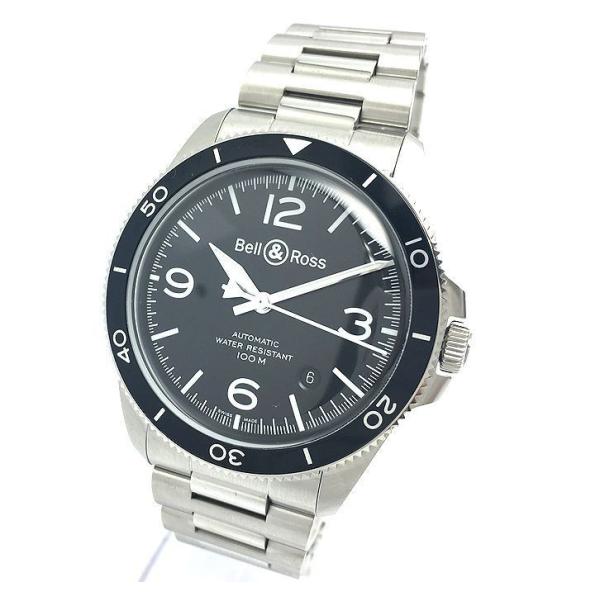 Bell Rossベル Brv2 92bl ロス Brv2 92bl ブラックスチールダイバー メンズウォッチ 中古a 辻屋質店 メンズ腕時計 メンズウォッチ 1 辻屋質店店