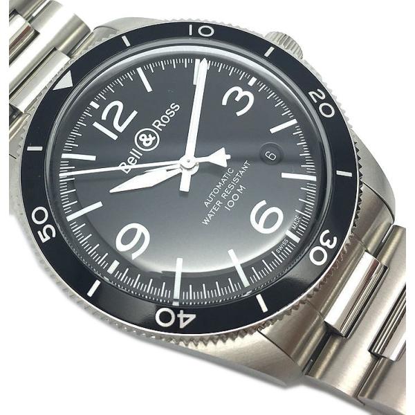 Bell Rossベル Brv2 92bl ロス Brv2 92bl ブラックスチールダイバー メンズウォッチ 中古a 辻屋質店 メンズ腕時計 メンズウォッチ 1 辻屋質店店