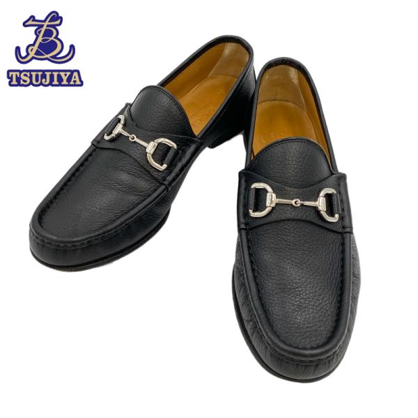 GUCCI グッチ 367762 ローファー ホースビット ブラック レザー