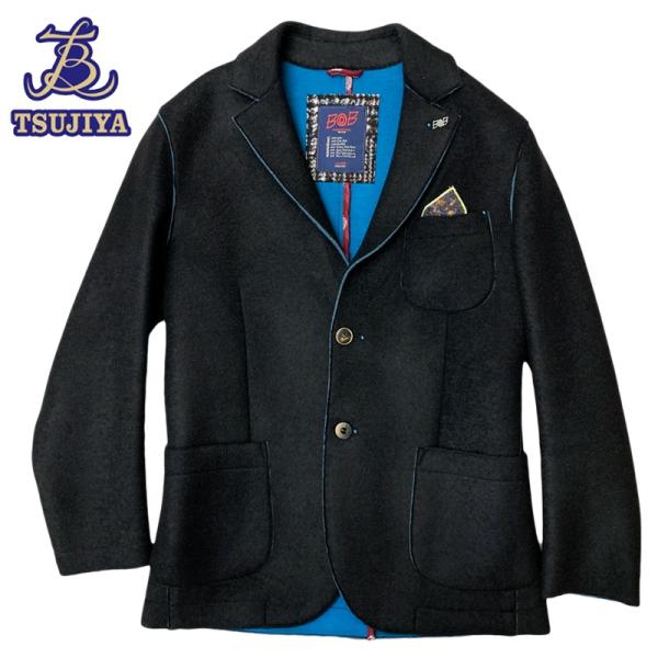 タグ付き未使用品　BOB ジャケット　46 BOB 美品 中古A BOB ボブ テーラードジャケット ブラック メンズ #46