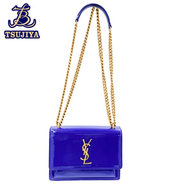SAINT LAURENT 中古AB サンローラン サンセット チェーンショルダー