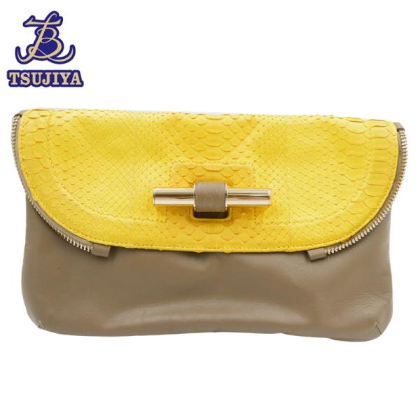 JIMMY CHOO（ジミーチュウ） 中古B JIMMYCHOO クラッチバッグ パイソン