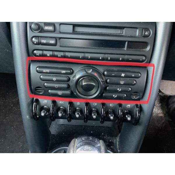 H15年 GH-RA16 R50 BMW ミニクーパー エアコンスイッチパネル 中古品