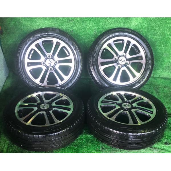 JF1 N-BOX 純正14インチアルミホイール タイヤ付き 4本 中古品 即決
