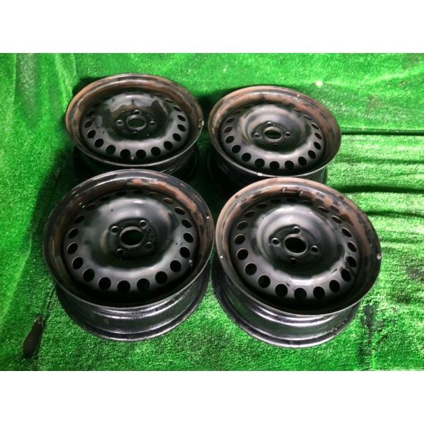 GK GP フィット シャトル ホンダ 純正 15インチ 鉄ホイール 4本 中古品