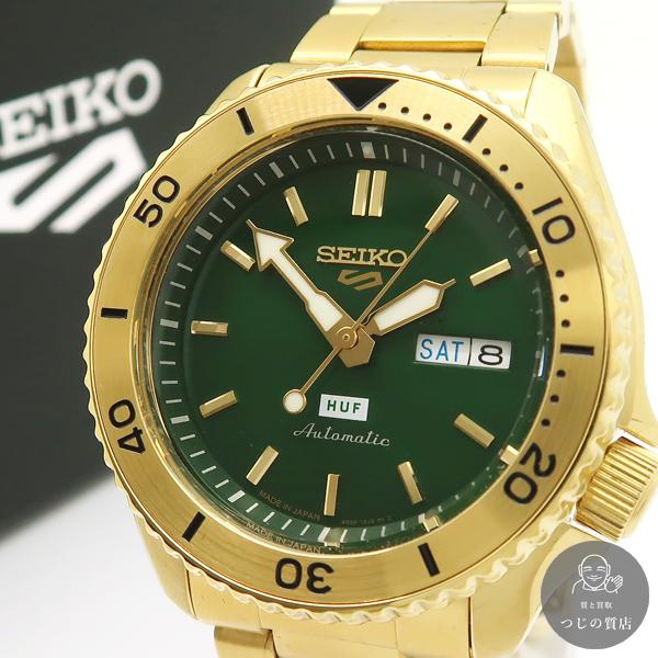 SEIKO セイコー5スポーツ HUF コラボ SBSA164 グリーン文字盤 SEIKO セイコー5スポーツ HUF コラボ SBSA164 グリーン文字盤