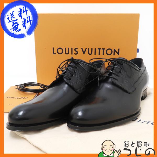 LOUIS VUITTON ルイヴィトン 1A4OJ4 レザーシューズ オースマン ライン 