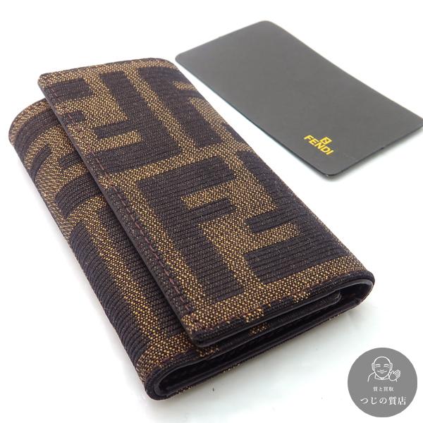 大人気☆FENDI☆フェンディ☆キーケース☆6連☆ズッカ☆キャンバス