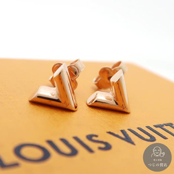 LOUIS VUITTON エセンシャルV ピアス M80139 GP ピンクゴールド LOUIS VUITTON エセンシャルV ピアス M80139 GP ピンクゴールド