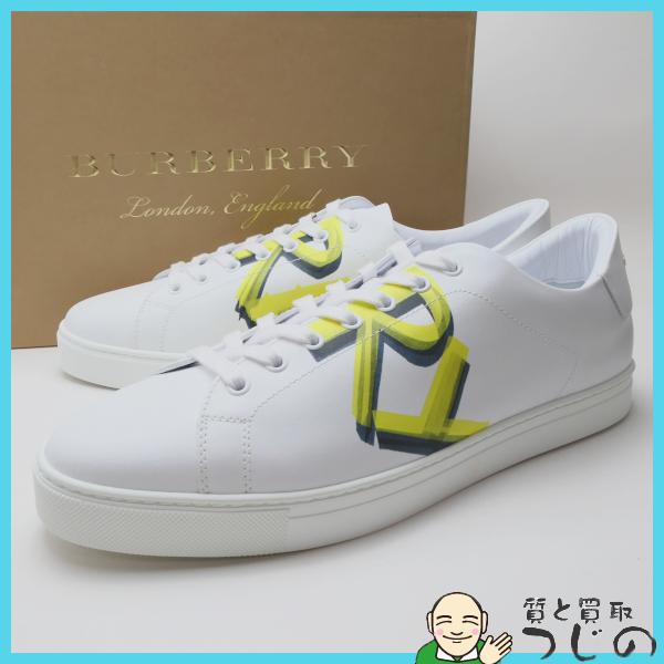 BURBERRY（バーバリー） スニーカー 44 1/2 未使用に近い ペイントロゴ 