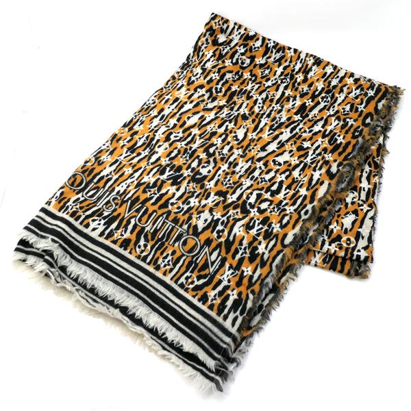 ヴィトンマフラー LOUIS VUITTON エトール モノグラム ジャングル M73645 ショール