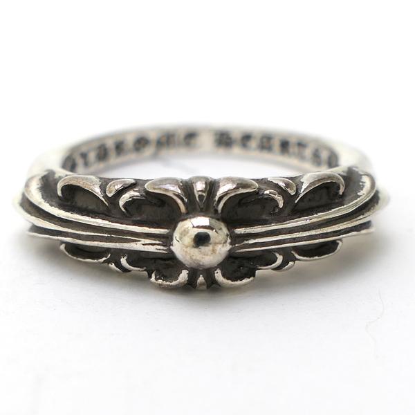 CHROME HEARTS クロムハーツ RING-BABY CLSC FLORAL CROSS サイズ13号 