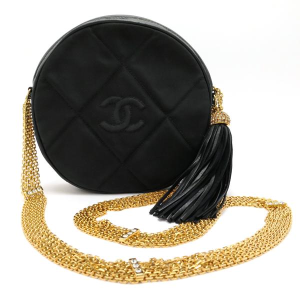 CHANEL（シャネル） マトラッセ 丸形 チェーンショルダーバッグ