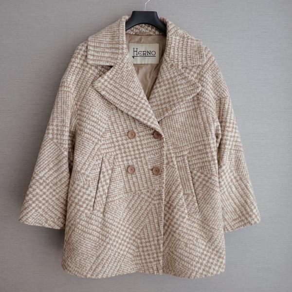 HERNO（ヘルノ） コート 42サイズ ウール カシミヤ レディース