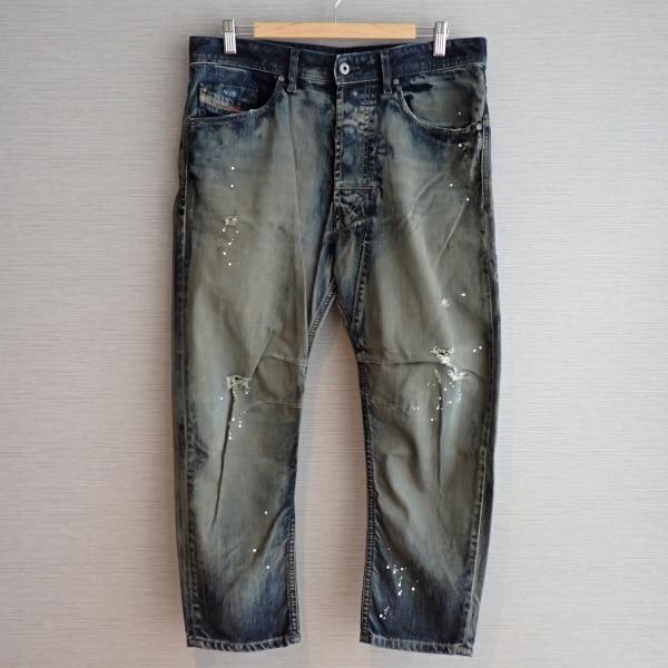 DIESEL（ディーゼル） デニムパンツ ダメージ加工 32サイズ 立体加工 