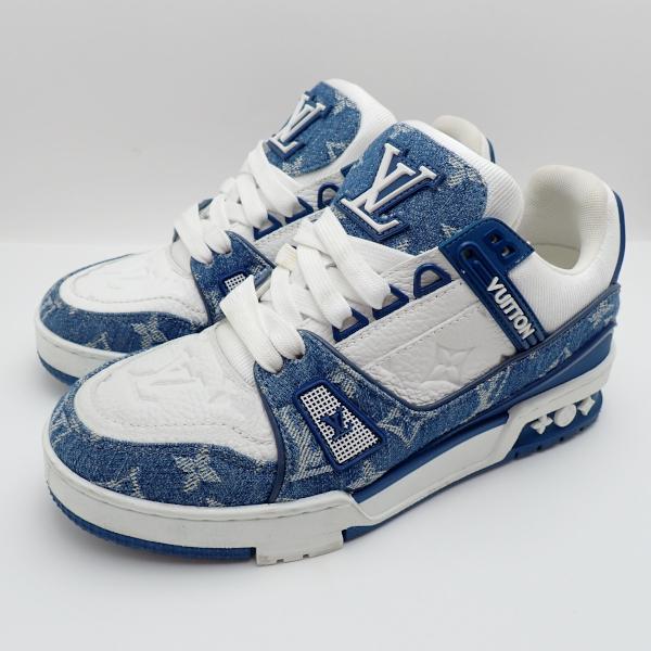 LOUIS VUITTON　スニーカー　デニム　36 1/2 LOUIS VUITTON（ルイ・ヴィトン） LOUIS VUITTONI LVトレイナーライン