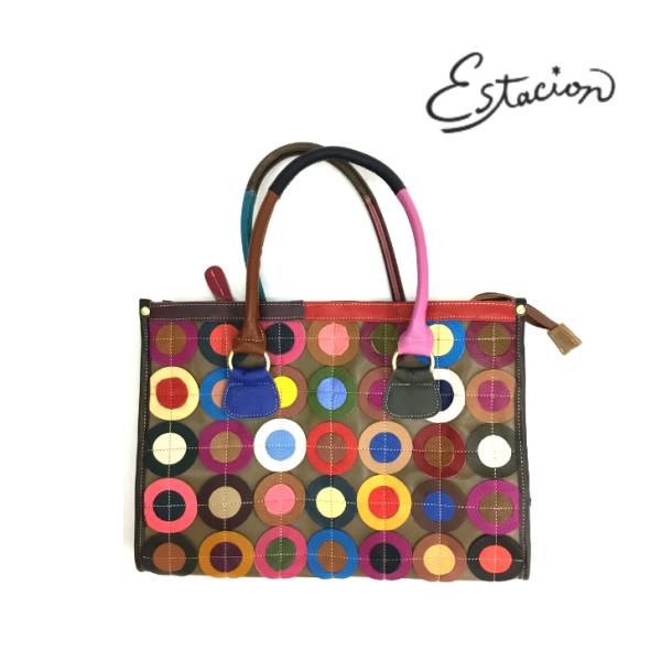 感謝報恩 エスタシオン バッグ ショルダー 2way パッチワーク 本革