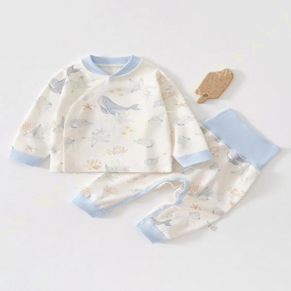 [Release date: October 31, 2025]【商品仕様】◆生地：コットン◆セット内容：トップス+ズボン（※他は商品に含まれません）◆サイズ/cm：66＝着丈：34.7　袖丈：26.8　バスト：27　ウェスト：18.7　ズ...