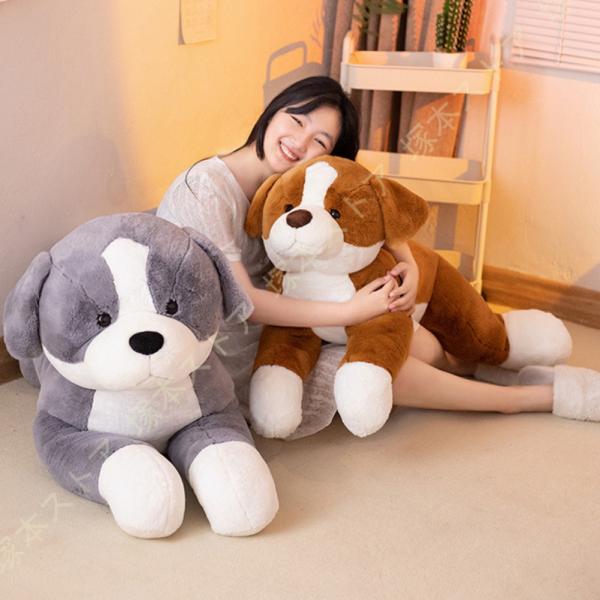 ぬいぐるみ 大きなサイズの新しいかわいい動物カワイイパグ犬の