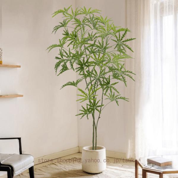 フェイクグリーン 大型 人工観葉樹 リアル 観覧植物 人工植物 風水 幸福の木 ベンジャミン 観葉植物 フェイク オフィス リビング 玄関 室内 屋外 お祝い 造花