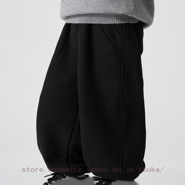 キッズ 裏ボア スウェットパンツ 男の子 ズボン ロングパンツ 子供服 冬服 スポーツ 防寒着 ウェストゴム シンプル ボーイズ ガールズ アウトドア 通学 通園