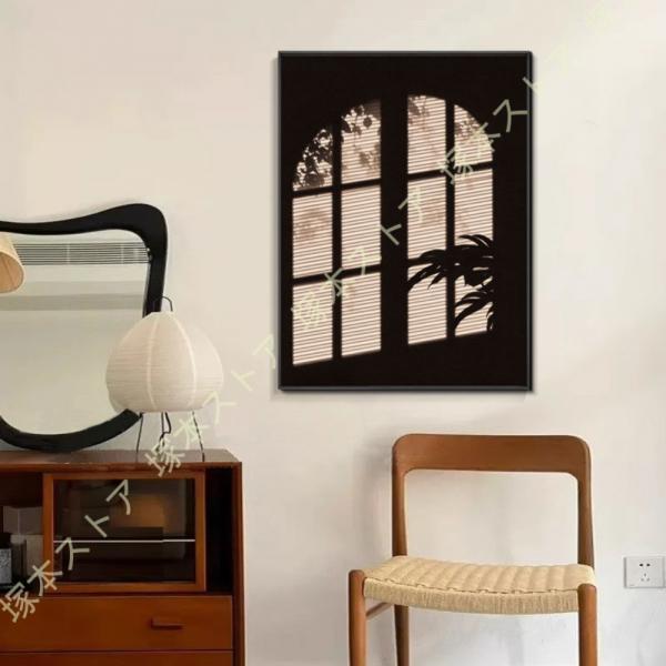 [Release date: August 9, 2025]アートパネル 北欧 モダン★【予めご確認下さい】：フレームはシックなブラックのPS素材なので、軽量な素材です!▽「雰囲気」：モダン現代風で、お部屋の雰囲気を一瞬に変わります!▽「品...