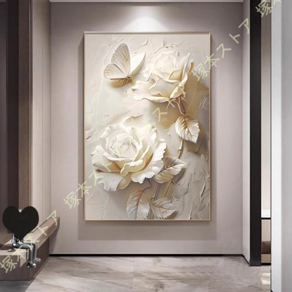 [Release date: August 9, 2025]アートパネル 花★【予めご確認下さい】：フレームはシックなブラックのアルミニウム合金素材なので、頑丈な素材です!金色フレームに変更をご希望の場合は、メールでご連絡ください!▽「雰囲...