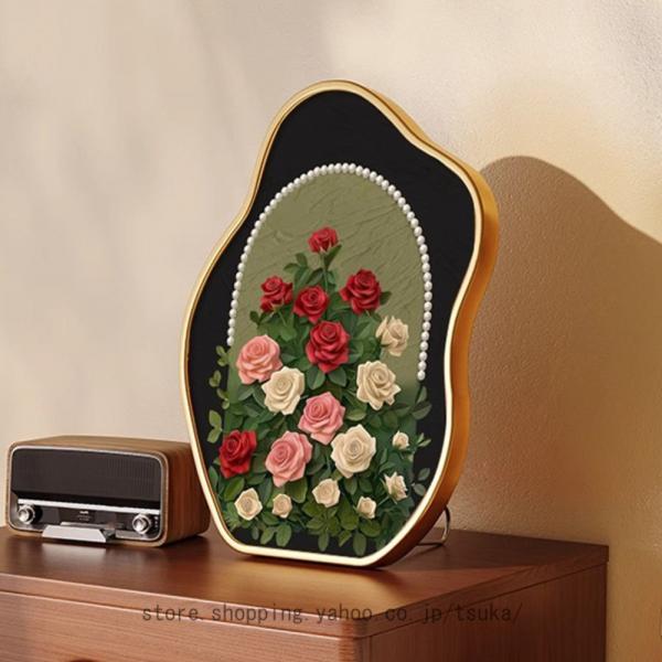 [Release date: August 6, 2025]アートパネル20*25cmA=PVCフレーム（ゴールド）20*25cmB=PVCフレーム（ブラック）□【アートパネル!日常を特別にするアートの輝き!】テーブルの上に置くだけで、空間...