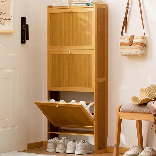 [Release date: August 12, 2025]【北欧デザイン】北欧風ナチュラルデザインで玄関の雰囲気をアップ!どんなインテリアにも馴染み、新たな魅力をお部屋にプラスします!【薄型シューズボックス】奥行17cmだけ、狭い玄関の...