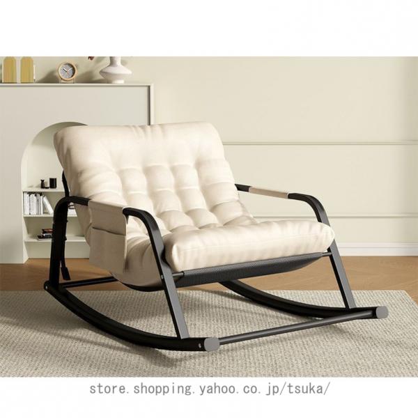 [Release date: March 28, 2025]【多機能】このロッキングチェアは、さまざまなシーンのニーズを満たすラウンジチェアや座席として使用できます。 お昼寝するときは、背もたれを水平にして快適な昼寝を楽しめます。 座って読...