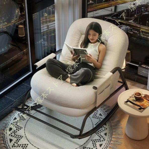 [Release date: April 30, 2025]製品パラメータ：名前：レジャーロッキングチェアスタイル：シンプルでモダン充填材質：コットン生地：猫が皮をつかむ/コーデュロイ●※詳しいサイズ情報について、画像を参考にお願いします。...