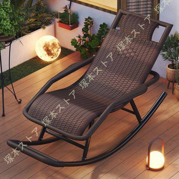 [Release date: April 30, 2025]製品名: ロッキングチェア/ロッキングチェア リクライニングチェアスタイル: モダン素材：ラタン＋金属ブラケット使用シナリオ: 寝室、リビングルーム、バルコニー、テラス、庭、その他...