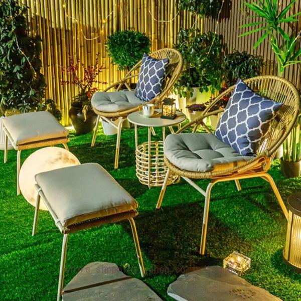 [Release date: June 12, 2025]製品名：読書椅子 /バルコニーリラックスチェア/スイングチェア素材: PE籐、炭素鋼フレームスタイル：モダン柔らかいクッションで、快適な座り心地を提供します。アームレストのデザインは...