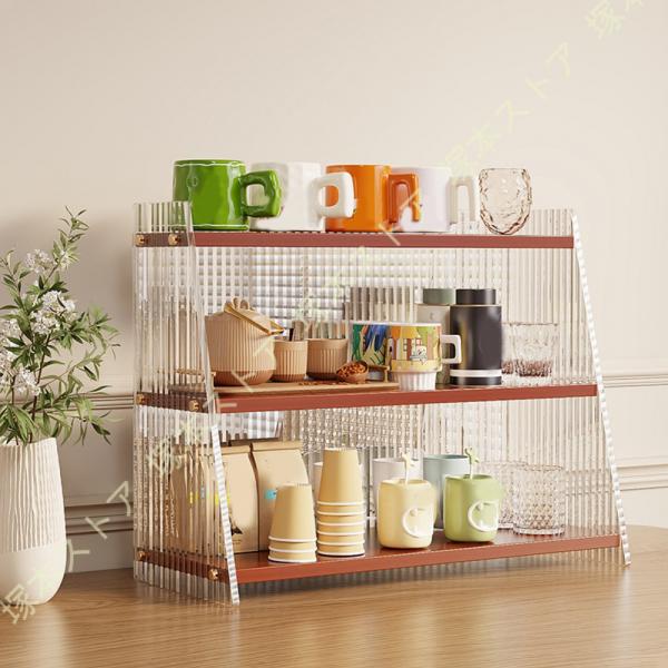 [Release date: June 16, 2025]【使いやすい】食器棚のサイズはそれほど大きくないので、いろいろなところに置けます。 キッチン、リビングルームのテーブル、テレビの横、バスルームなど。【美しい見た目】透明な扉: 食器棚...