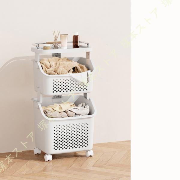 [Release date: April 23, 2025]【耐久性＆省スペース】洗濯カゴは優れているのPP素材で作られて、優れな耐久性を持ちます。スリム設計で洗面所などの限られたスペースを無駄なく活用できます。「静かで移動便利」キャスター...