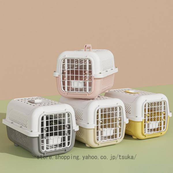 [Release date: December 30, 2024]ペットキャリー 小型犬★超小型犬・小型犬・猫サイズ★中がよく見え、通気性にも優れています。★プラスチック製なので丈夫で軽量！★車や電車などのお出かけには是非、頑丈なハードキャ...