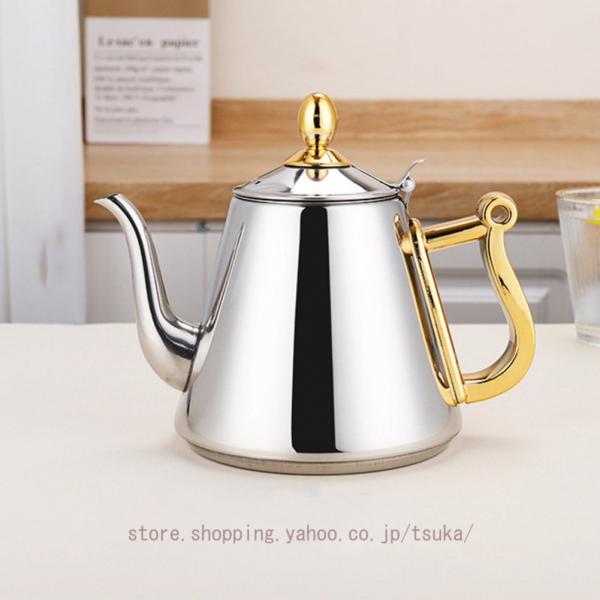 やかん ステンレス IH対応 コーヒーポット ドリップケトル