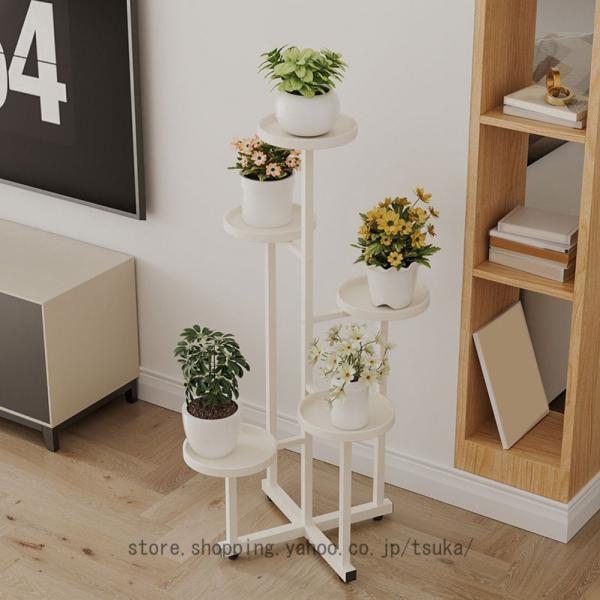 アンティーク　ビンテージ　花台　ラック　シェルフ　花瓶置き　ロココ　プランター置 spl-6623wht-000.jpg