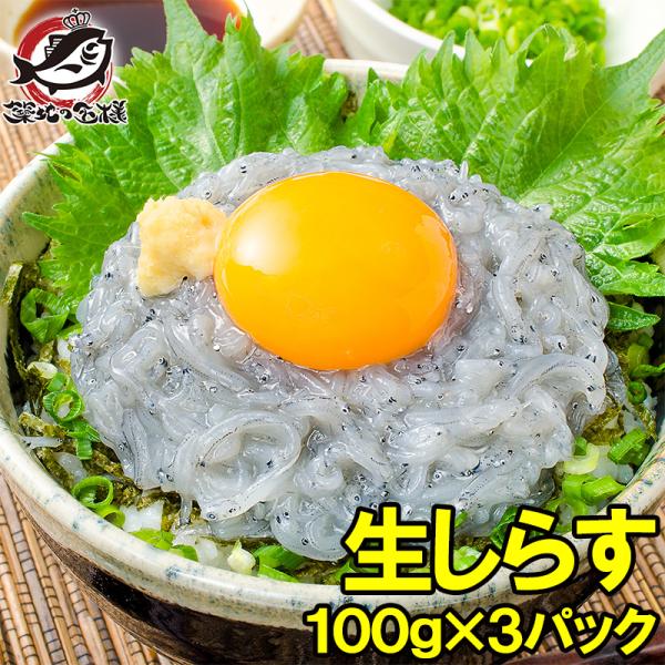 【商品説明】生しらす　生シラス　300g・100g×3パック【原材料名】いわし稚魚（生しらす）【内容量】300g・100g×3パック【賞味期限】パッケージに記載【保存方法】冷凍−18度以下【製造者】株式会社ヤママル　静岡県静岡市清水区蒲原小...