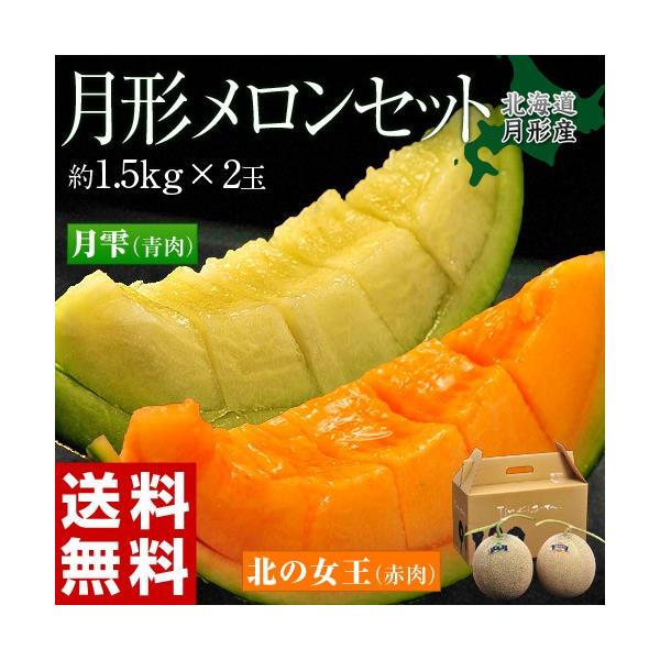北海道産 月形メロン 赤肉　5玉　2箱 北海道産 月形メロン 赤肉 5玉 2箱 - メルカリ